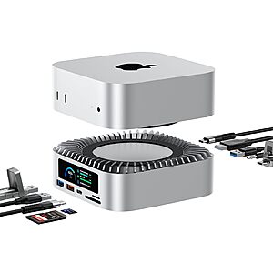 RayCue All-in-One Dock for Mac mini M4 w/ Smart Displays $79.99 + Free Shipping