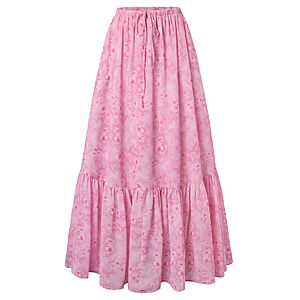 Scarlet Darkness Women's Floral Maxi Skirt w/ Pockets (Various)