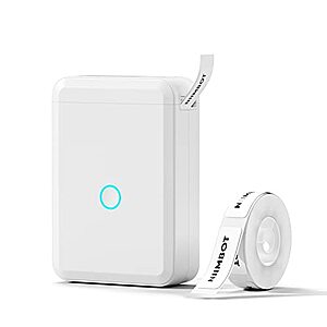 NIIMBOT D110 Bluetooth Label Maker w/ Label (White)