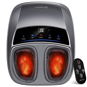 Kingjoy Shiatsu Foot Massager w/ Heat & Deep Kneading $55 + Free S/H