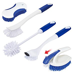CELOX Cleaning Scrub Brush Set: 2-Pack w/ Scraper $8 & More