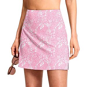 Viodia 16" High-Waisted A-Line Skort w/ Pockets (various)