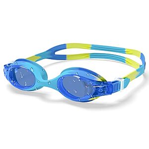 Aegend Kids' Swim Goggles w/ Anti-Fog Lenses, Ear Plugs & Nose Clips from