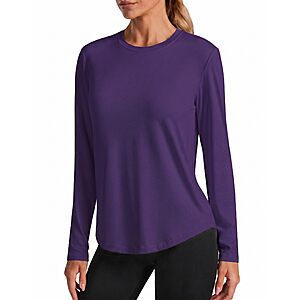 PINSPARK Women's UPF 50+ Long Sleeve Workout Top (various)