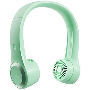 Gaiatop 4000mAh Rechargeable Bladeless Neck Fan w/ 3-Speeds