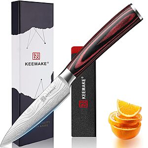 Prime Members: 3.5" Keemake Japanese High Carbon Stainless Steel Pairing Knife $12 + Free S&H