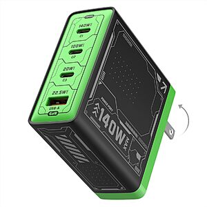 Prime Members: MFish 4-Port up to 140W GaN USB Wall Charger $36.85 + Free S&H