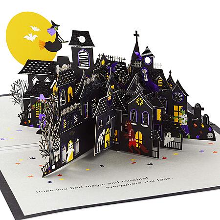 Hallmark Signature Paper Wonder Halloween Pop Up Card (Haunted House) $3.72 + Free S/H w/ Prime or on $35+