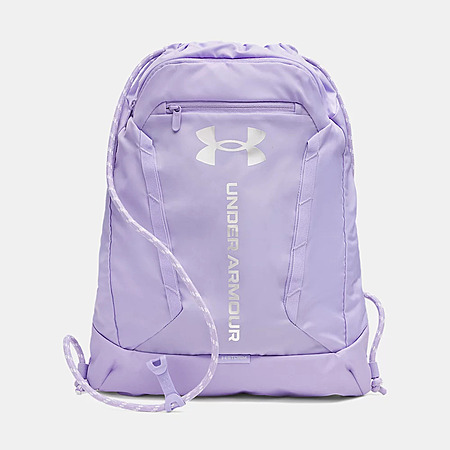 Under Armour 22L UA Hustle Sackpack (Transparent/Metallic Silver) $9.98 + Free Shipping on $50+