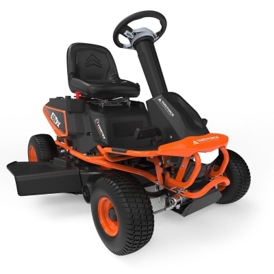 Yard Force 75Ah Battery Electric Rear Engine Riding Lawn Mower 38 in. Vortex Dual Blade with LCD Digital Display - $2399