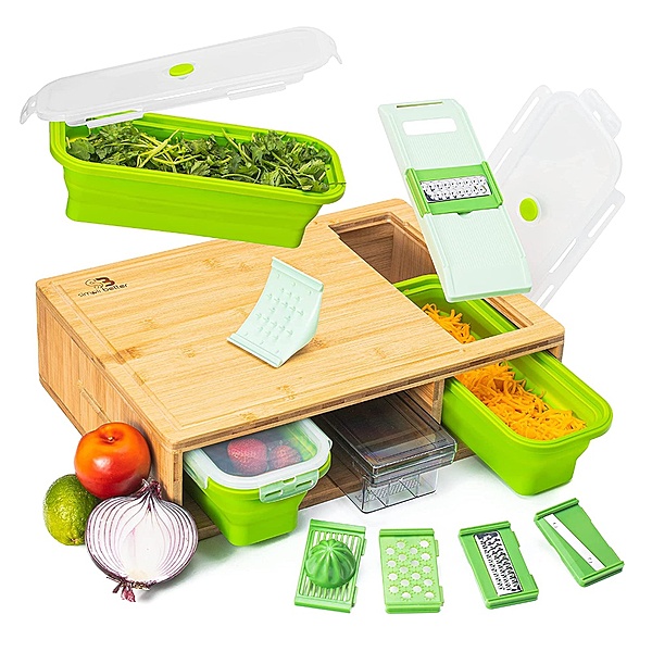 Serious meal preppers, this one's for you—a whole a** station of supplies. $60