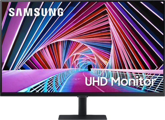 Samsung - A700 Series 32" LED 4K UHD Monitor with HDR - Black for $269.99 with free 6-month security software at Best Buy