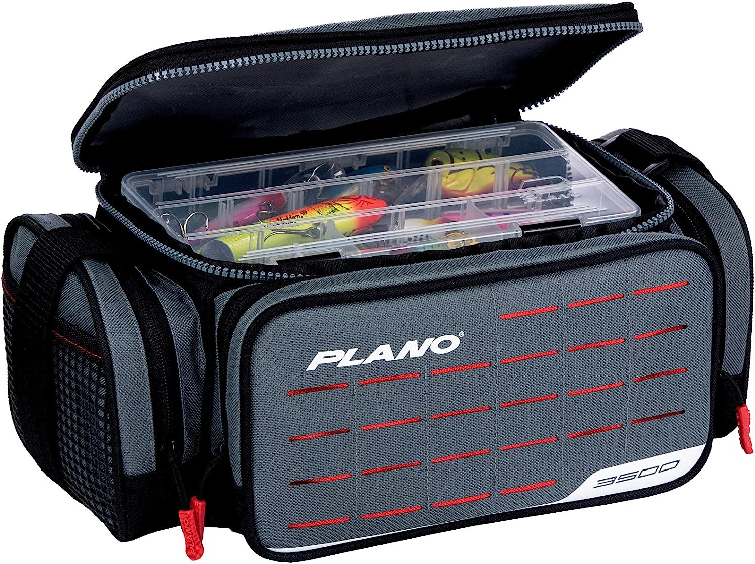 Plano Weekend Series 3500 Softsider Tackle Bag, Gray Fabric