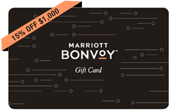 15 Off Marriott Egift Cards