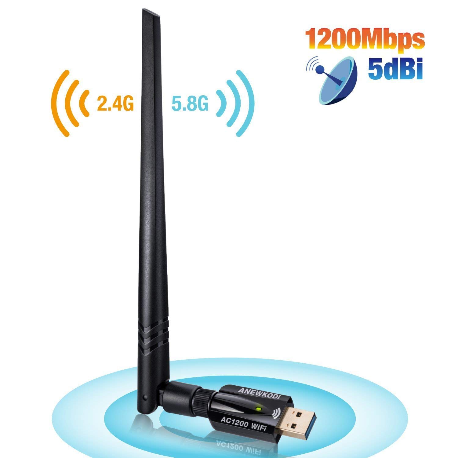 anewkodi ac1200 wifi usb adapter driver download