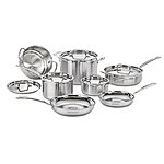 12-Piece Cuisinart Multiclad Pro Tri-Ply Stainless Steel Cookware Set (Silver) $164.95 + Free Shipping