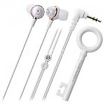 Audio-Technica ATH-CKF500 Fashion Fidelity In-Ear Rhinestone Headphones - Light Pink $6.99+FS BuyDig
