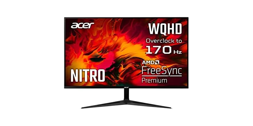Acer Nitro 31.5" WQHD Gaming Monitor $215.45