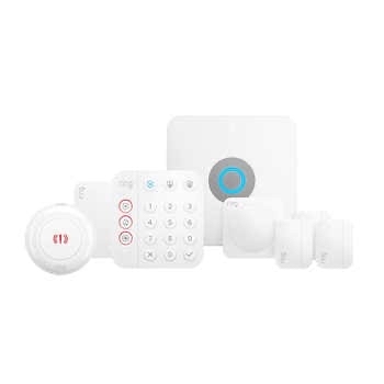 Ring Alarm 8-piece Home Security Kit (Gen 2) with Included Panic Button, Motion Detector and Contact Sensors - $149