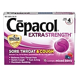 Cepacol Extra Strength Sore Throat &amp; Cough Lozenges Mixed Berry 16ct - 2 for $3.38 + Free store pickup - $3.38