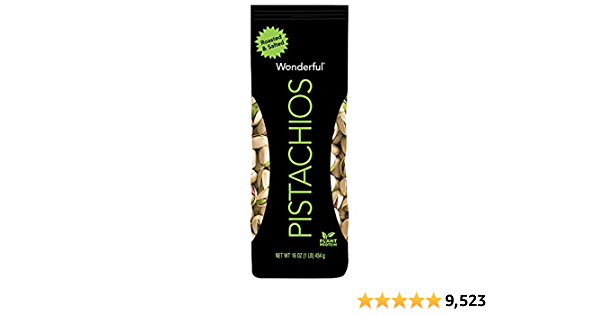 Wonderful Pistachios, Roasted and Salted, 16 Ounce Bag @ AMAZON  - $3.70