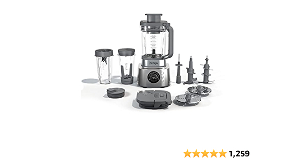 Ninja SS401 Foodi Power Blender Ultimate System with 72 oz Blending & Food Processing Pitcher, XL Smoothie Bowl Maker and Nutrient Extractor* & 7 Functions, Silver - $149.99