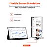 HotYeah 16.1'' 144Hz Portable Gaming Monitor, 106% sRGB 1080P FHD Portable Monitor USB-C HDMI External Display HDR Travel Screen w/Smart Cover - $89.99