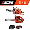 $529 59.8cc 2-Stroke Cycle Gas Chainsaw and 56V Cordless Battery Chainsaw Combo Kit w/ 2.5Ah Battery and Charger (2-Tool)