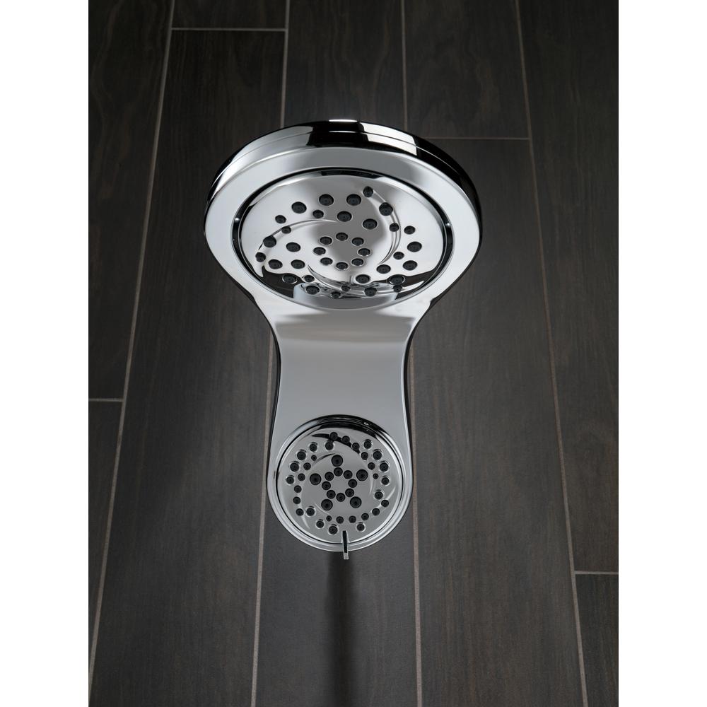 49 Delta Hydrorain Two In One Shower Head In Chrome Special Buy