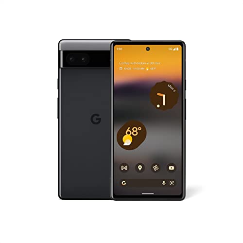 Google Pixel 6a - 5G Android Phone - Unlocked Smartphone with 12 Megapixel Camera and 24-Hour Battery - Charcoal $298.99