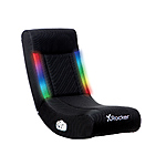 X Rocker Solo RGB Audio Floor Rocker Gaming Chair, Black Mesh 29.33 in x 14.96 in x 24.21 in for $30