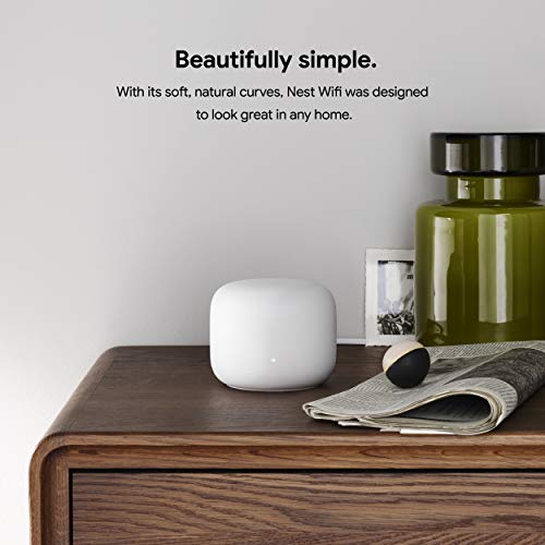 Google Nest Wifi -  AC2200 - Mesh WiFi System - 1 pack $77 - Amazon $77.2