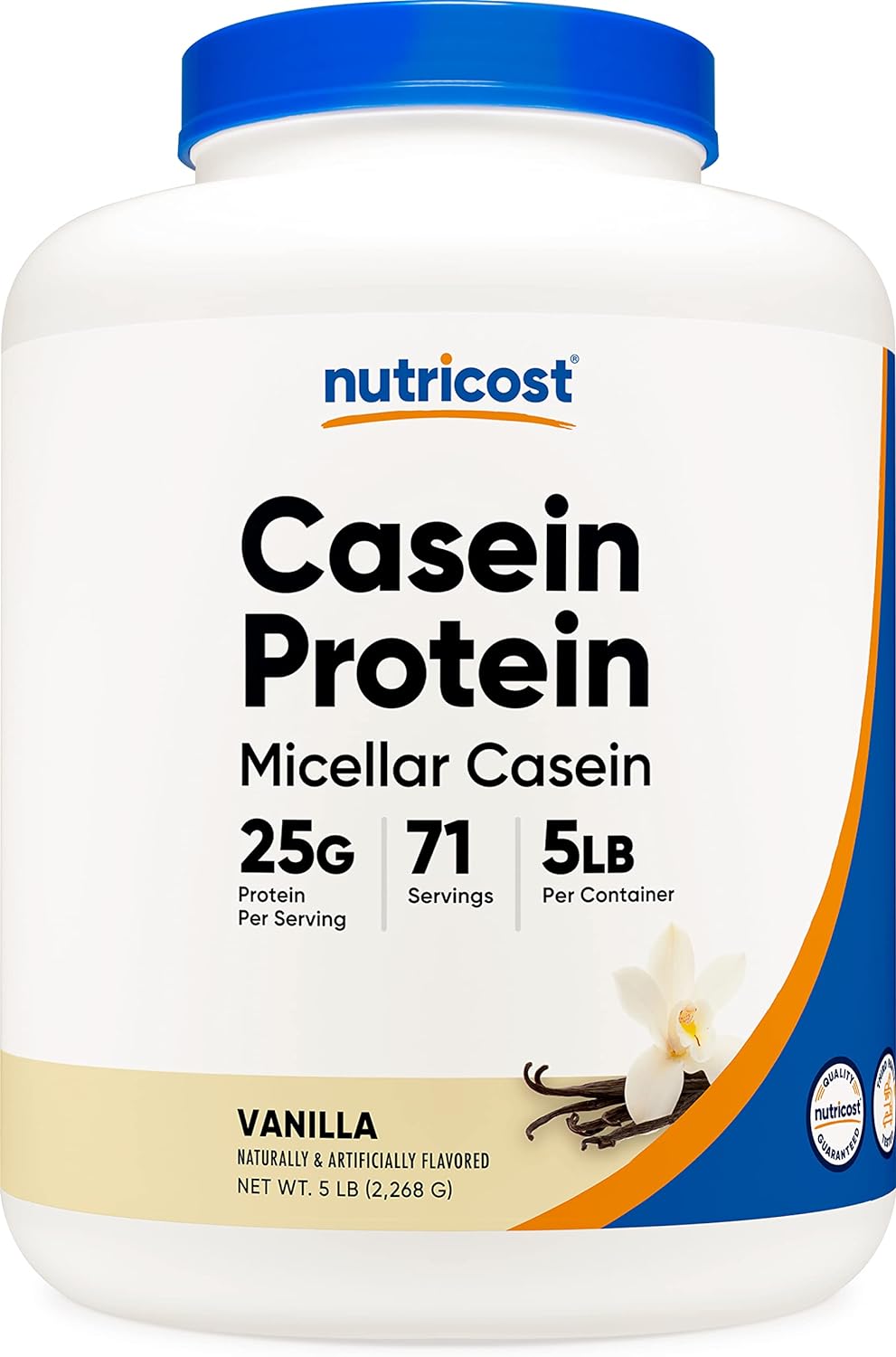 eSupplements via Amazon.com: Nutricost Casein Protein Powder 5lb Vanilla - Micellar Casein, Gluten Free, Non-GMO : Health & Household $46/each $96.41 for 2