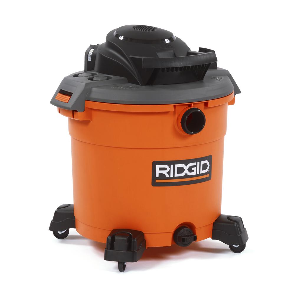 RIDGID 16 gal. 5.0-Peak HP Wet Dry Vacuum $39.88 - Slickdeals.net