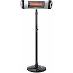 1500W Electric Patio Infrared Heater Freestanding Heater with Remote Control $109