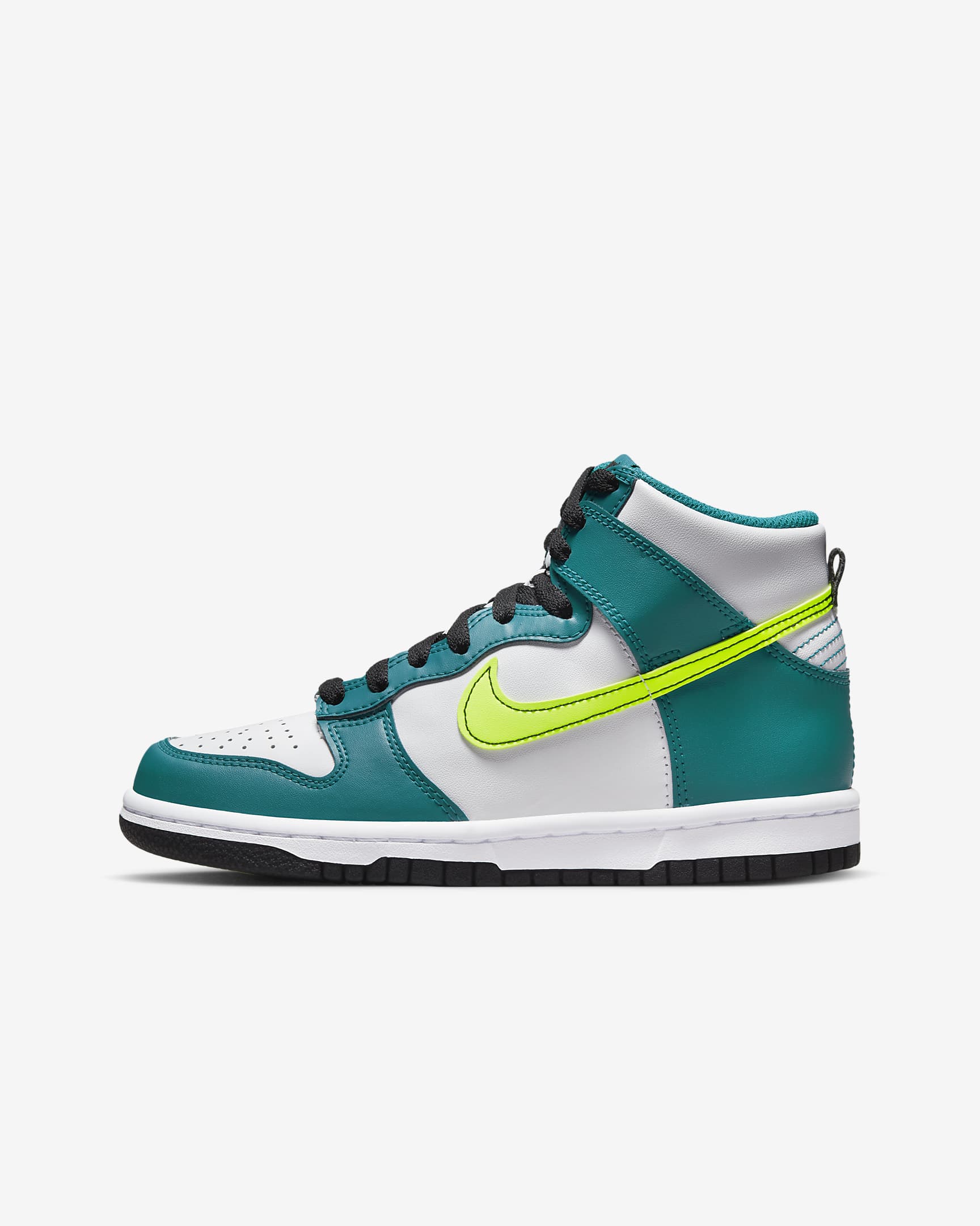 Nike Kids' Dunk High Shoes (Birght Spruce/White/Volt) $79 & More + Free Shipping