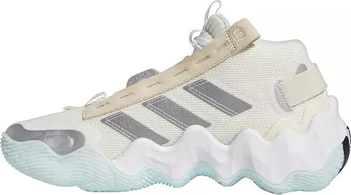 adidas Women's Exhibit B Candace Parker Mid Basketball Shoes (White/Silver) $43 + Free Store pickup at Dick's Sporting Goods or F/S on $49+