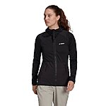 adidas Women's Terrex Tech Fleece Light Hooded Jacket (Black) $30 + Free Shipping