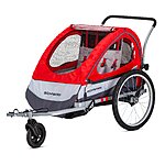 Schwinn Echo Trailblazer Child Bike Trailer Single and Double Baby Carrier (Red) $172.39 + Free Shipping