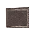 Levi's Men's Extra Capacity Slim Bifold Wallet (Brown) $15 + Free Shipping w/ Prime or on $35+