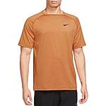 Nike Men's DRI-FIT Ready Short Sleeve Fitness T-Shirt (Monarch) $16 + Free Shipping on $49+