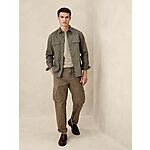 Banana Republic Men's: Luxe Touch T-Shirt $12.80, Pique Polo $18, Mockneck Jacket $44 &amp; More + Free Shipping on $50+