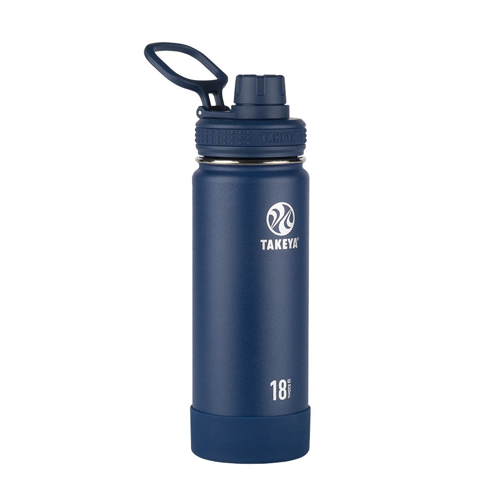 18-Oz Takeya Actives Insulated Stainless Steel Water Bottle w/ Spout Lid (Midnight Blue) $16.61 + Free Shipping w/ Prime or on $35+