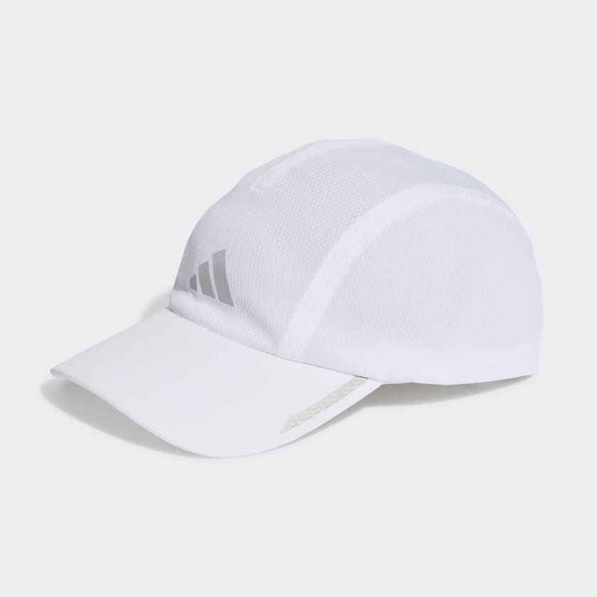 adidas Men's Aeroready Four-Panel Mesh Running Cap (White) $9 + Free Shipping