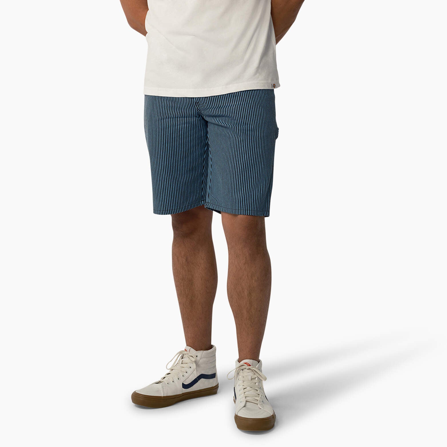 Dickies Men's Hickory Stripe Shorts (Azure or Military) $15.30 + Free Shipping