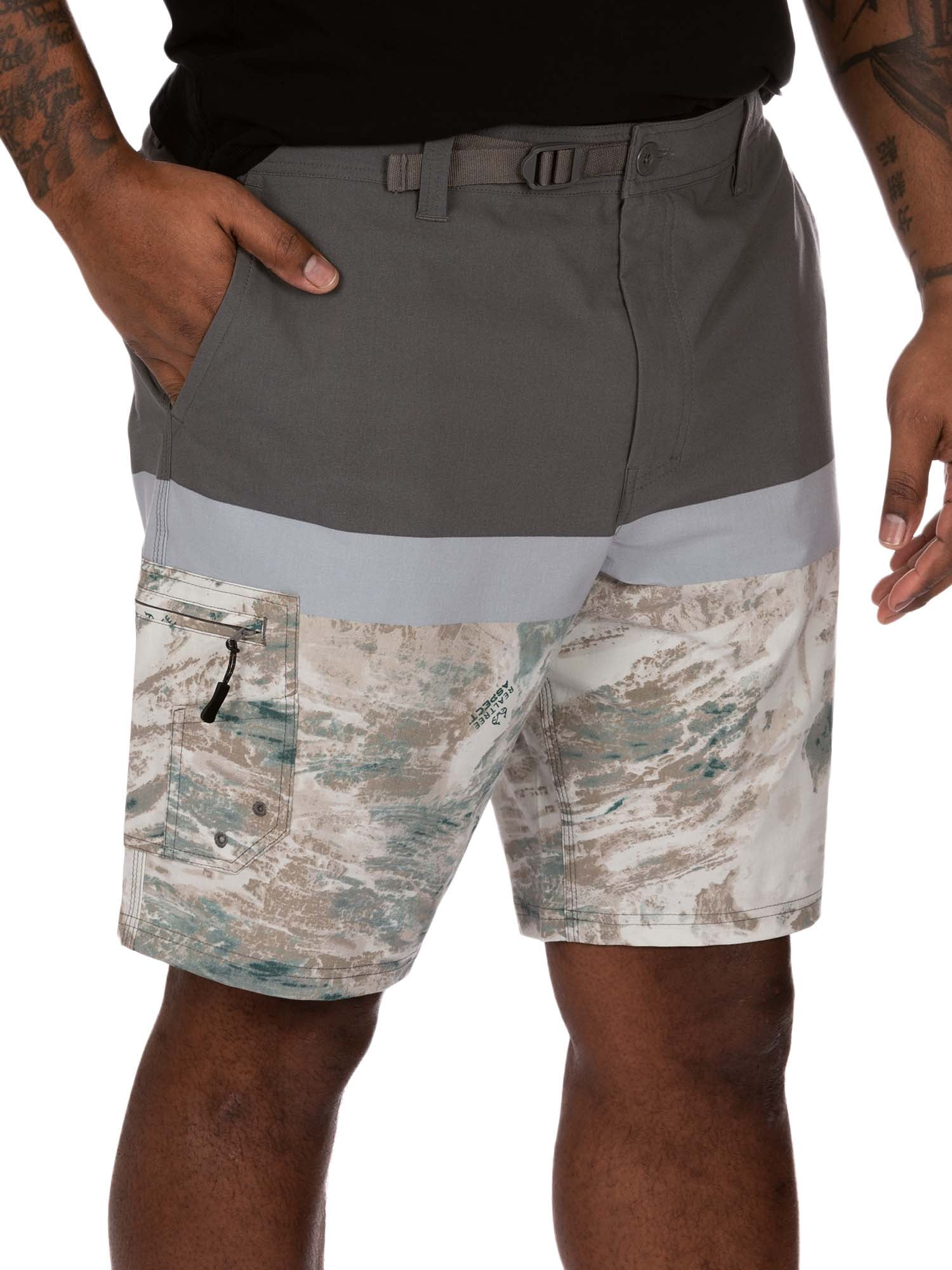 Realtree Men's Performance Hybrid Fishing Shorts (Arctic or Estuary) from $8.27 + Free Shipping w/ Walmart+ or on $35+