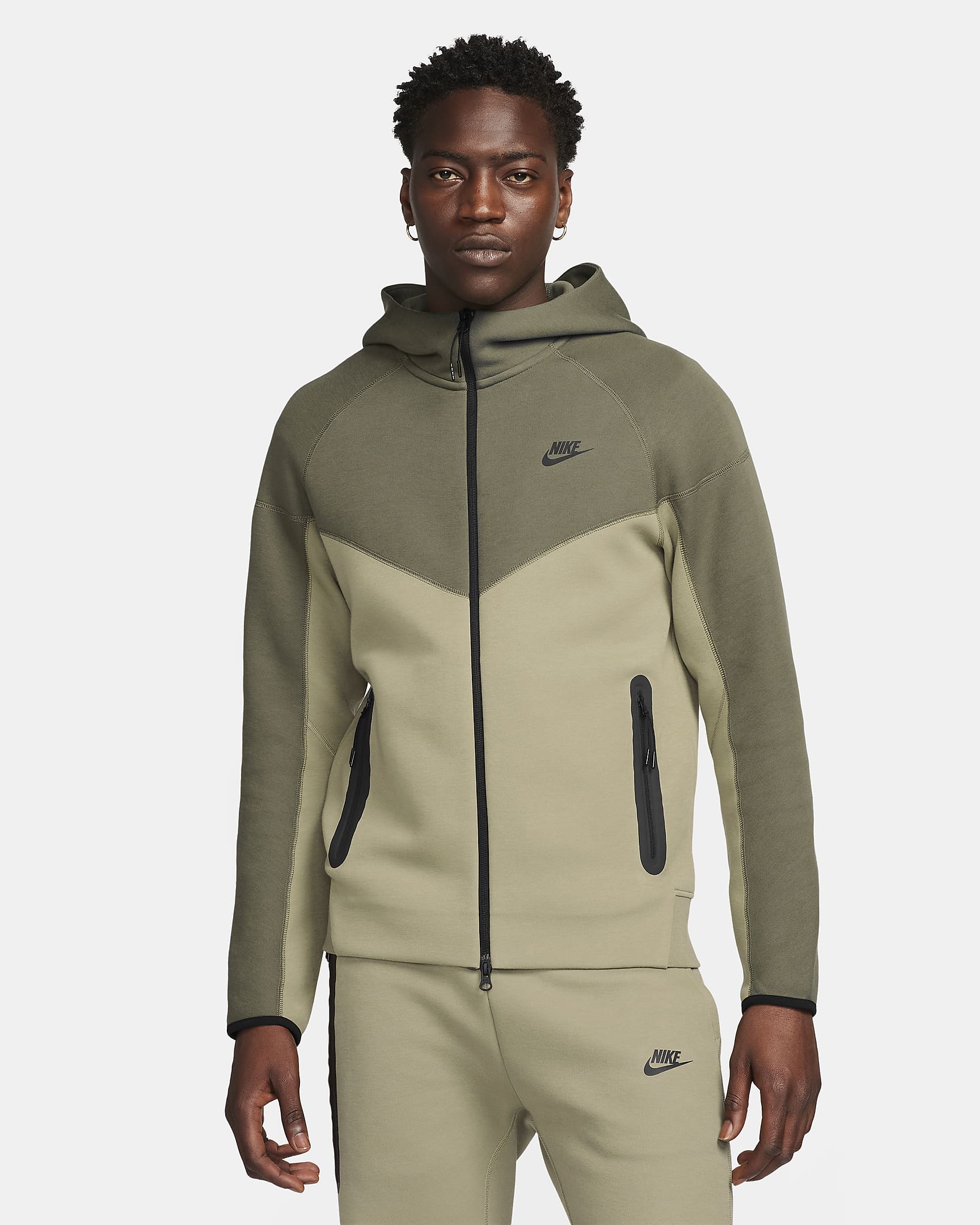 Nike Men's Tech Fleece Windrunner Jacket (Olive or Spring Green) $88 + Free Shipping