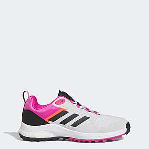 adidas Women's Zoysia Spikeless Golf Shoes (Grey/Fuchsia) $48 + Free Shipping
