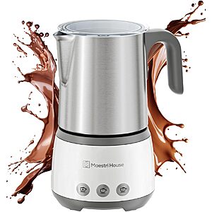 Prime: Maestri House 4-in-1 Touch Control Milk Frother Hot and Cold Foam Maker $12.10 + Free S&H