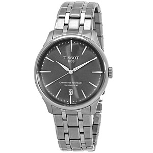39mm Tissot Chemin Des Tourelles Automatic Grey Dial Men's Watch $334 + Free S&H